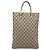 Borsa a mano GUCCI GG Supreme PVC Beige Silver 117551 Auth 201178 Argento - vista 2
