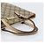 Borsa a mano GUCCI GG Supreme PVC Beige Silver 117551 Auth 201178 Argento - vista 8