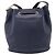 Borsa a tracolla Christian Dior in pelle blu navy e oro Auth ti3995 - vista 2