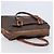 Céline Borsa Boston CELINE Macadam Canvas PVC Leather Brown Gold Auth 200674 Marrone D'oro - vista 6