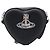 Borsa a tracolla Vivienne Westwood in pelle nera argento Auth 202138V Nero - vista 13