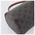 Céline CELINE Macadam Canvas Triomphe Cylinder Bag PVC 2way Brown Gold Auth 203772SAM Castaño Dorado - vista 18