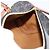 Céline CELINE Macadam Canvas Triomphe Cylinder Bag PVC 2way Brown Gold Auth 203772SAM Castaño Dorado - vista 20