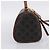Céline CELINE Macadam Canvas Triomphe Cylinder Bag PVC 2way Brown Gold Auth 203772SAM Castaño Dorado - vista 3