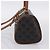 Céline CELINE Macadam Canvas Triomphe Cylinder Bag PVC 2way Brown Gold Auth 203772SAM Castaño Dorado - vista 4