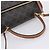 Céline CELINE Macadam Canvas Triomphe Cylinder Bag PVC 2way Brown Gold Auth 203772SAM Castaño Dorado - vista 7