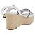 Sandali LOUIS VUITTON Star Board Line in pelle bianca LV Auth 202318M Bianco - vista 20