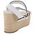 Sandali LOUIS VUITTON Star Board Line in pelle bianca LV Auth 202318M Bianco - vista 4