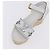 Sandali LOUIS VUITTON Star Board Line in pelle bianca LV Auth 202318M Bianco - vista 7