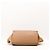 Céline Borsa Celine Trapeze in pelle e camoscio Taupe Sabbia - vista 5