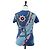T-shirt Christian Dior in cotone Blue Auth 203044M - vista 2