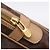Céline Borsa Business CELINE Macadam PVC Pelle Marrone Tono Oro Auth ti4006 - vista 17