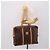 Céline Borsa Business CELINE Macadam PVC Pelle Marrone Tono Oro Auth ti4006 - vista 22