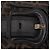 Borsa a tracolla FENDI Zucca Canvas con catena Nero Marrone Auth 201338V - vista 18