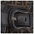 Borsa a tracolla FENDI Zucca Canvas con catena Nero Marrone Auth 201338V - vista 19