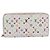 LOUIS VUITTON Monogram Multicolor Zippy Wallet White M60241 LV Auth 200392 Bianco - vista 13