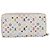 LOUIS VUITTON Monogram Multicolor Zippy Wallet White M60241 LV Auth 200392 Bianco - vista 2
