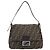 Borsa a Tracolla FENDI Zucca Canvas Mamma Baguette Nero Marrone Auth 200696V - vista 13