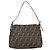 Borsa a Tracolla FENDI Zucca Canvas Mamma Baguette Nero Marrone Auth 200696V - vista 2