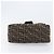 Borsa a Tracolla FENDI Zucca Canvas Mamma Baguette Nero Marrone Auth 200696V - vista 5