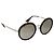 PRADA Sonnenbrille Metal Brown Gold Tone Auth 203370 Braun