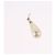 Broche Christian Dior metal Conjunto de 2 Tom Dourado Auth SW2814 - vista 11