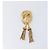 Spilla Christian Dior metallo Gold Tone Auth SW2813V - vista 2