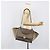 Céline Borsa a mano CELINE Trapeze in pelle scamosciata 2way Beige Silver Auth hk4044 Argento - vista 12