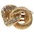 Orecchini Christian Dior Metal Gold Tone Auth ti4010 - vista 6