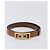 Céline Cinto CELINE em Couro Conjunto de 5 Castanho Tom Dourado Prateado Auth BA15477 Marrom Prata - vista 12