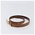 Céline Cinto CELINE em Couro Conjunto de 5 Castanho Tom Dourado Prateado Auth BA15477 Marrom Prata - vista 14