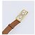 Céline Cinto CELINE em Couro Conjunto de 5 Castanho Tom Dourado Prateado Auth BA15477 Marrom Prata - vista 15