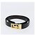 Céline Cinto CELINE em Couro Conjunto de 5 Castanho Tom Dourado Prateado Auth BA15477 Marrom Prata - vista 18