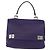 PRADA Handtasche aus Leder lila silber echt ka6163 - Ansicht 3