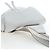 Borsa a tracolla Christian Dior Saddle in pelle bianca e argento Auth 202179V Bianco - vista 14
