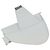 Borsa a tracolla Christian Dior Saddle in pelle bianca e argento Auth 202179V Bianco - vista 2