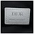 Borsa a tracolla Christian Dior Saddle in pelle bianca e argento Auth 202179V Bianco - vista 24