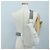 Borsa a tracolla Christian Dior Saddle in pelle bianca e argento Auth 202179V Bianco - vista 27