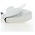 Borsa a tracolla Christian Dior Saddle in pelle bianca e argento Auth 202179V Bianco - vista 4
