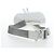 Borsa a tracolla Christian Dior Saddle in pelle bianca e argento Auth 202179V Bianco - vista 7