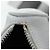 Borsa a tracolla Christian Dior Saddle in pelle bianca e argento Auth 202179V Bianco - vista 9