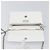 Maison Martin Margiela Maison Margiela Borsa a tracolla con catena in pelle bianca e argento Auth BA15629M Bianco - vista 10