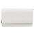 Maison Martin Margiela Maison Margiela Borsa a tracolla con catena in pelle bianca e argento Auth BA15629M Bianco - vista 13