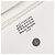 Maison Martin Margiela Maison Margiela Borsa a tracolla con catena in pelle bianca e argento Auth BA15629M Bianco - vista 18
