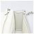 Maison Martin Margiela Maison Margiela Borsa a tracolla con catena in pelle bianca e argento Auth BA15629M Bianco - vista 19