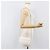 Maison Martin Margiela Maison Margiela Borsa a tracolla con catena in pelle bianca e argento Auth BA15629M Bianco - vista 23