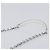 Maison Martin Margiela Maison Margiela Borsa a tracolla con catena in pelle bianca e argento Auth BA15629M Bianco - vista 7