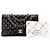 CHANEL - Borsa a tracolla Classique/Timeless 11.12 Chanel in pelle liscia nera Nero - vista 9
