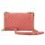 CHANEL - Borsa a tracolla Boy Chanel in pelle caviar rosa - vista 3