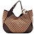 Bolsa Hobo Gucci Monogram Canvas Marrom Monograma
